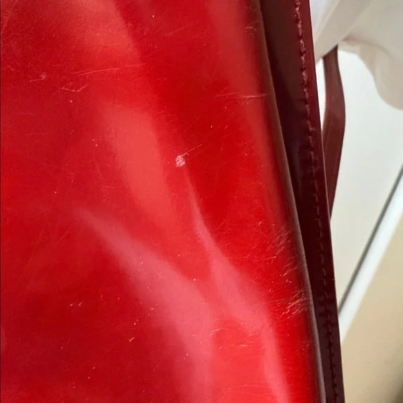 Furla Red Patent Leather Bag - Picture 7 of 9